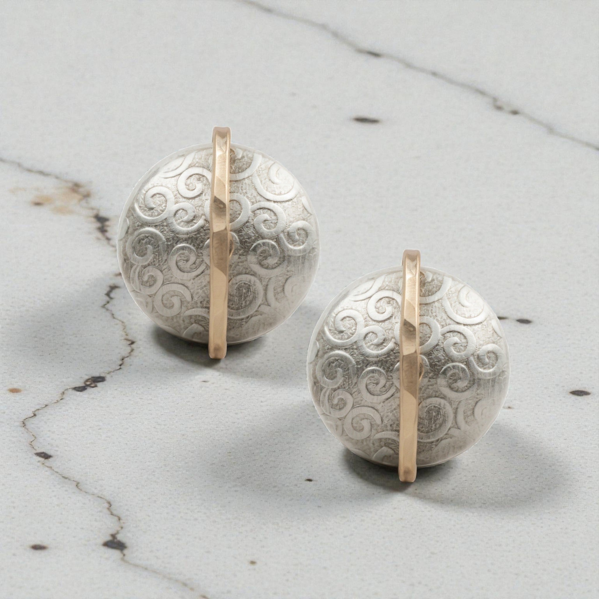 Meridian Disc Earrings - Earrings