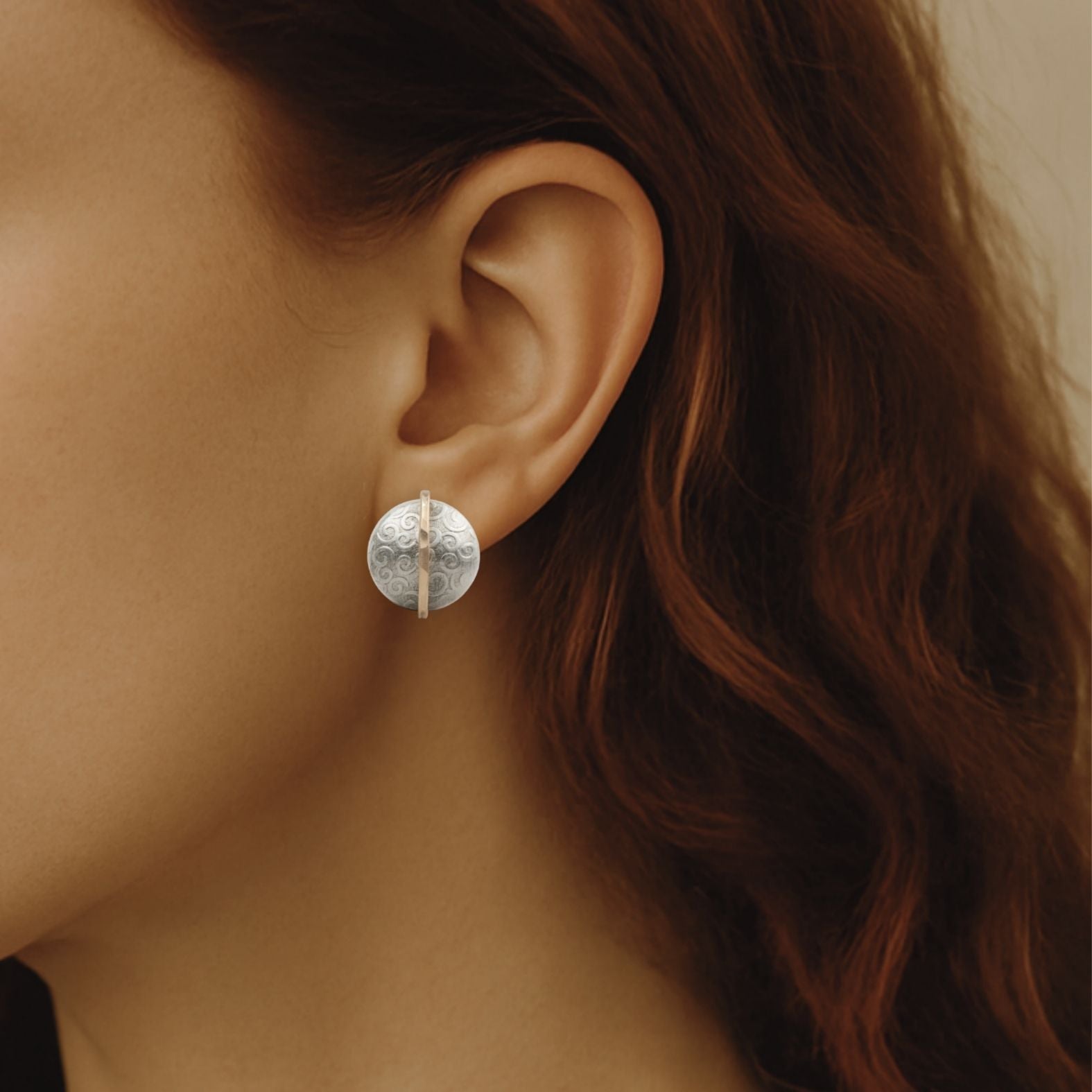 Meridian Disc Earrings - Earrings