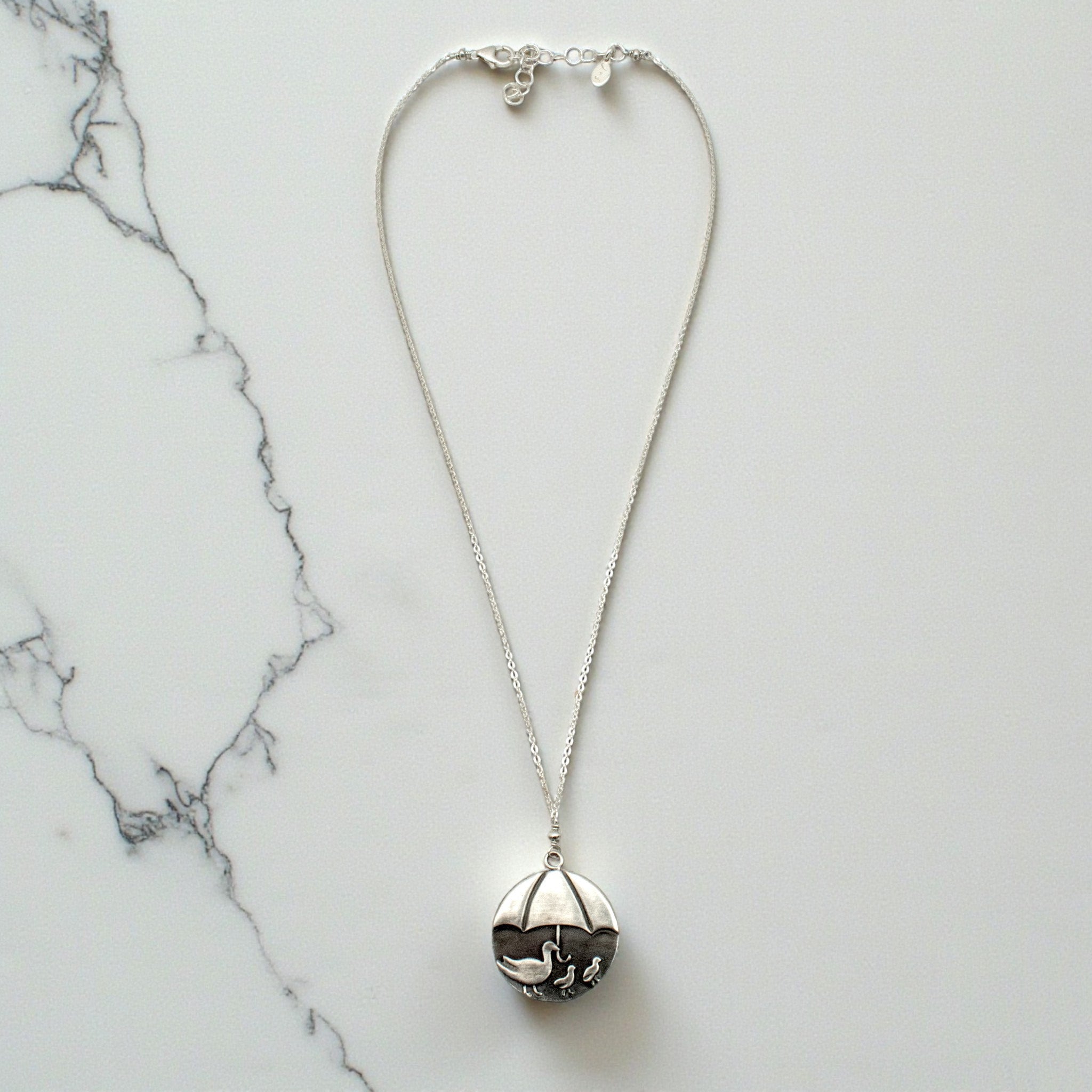 Mother and her Little Ducklings Necklace - Necklaces