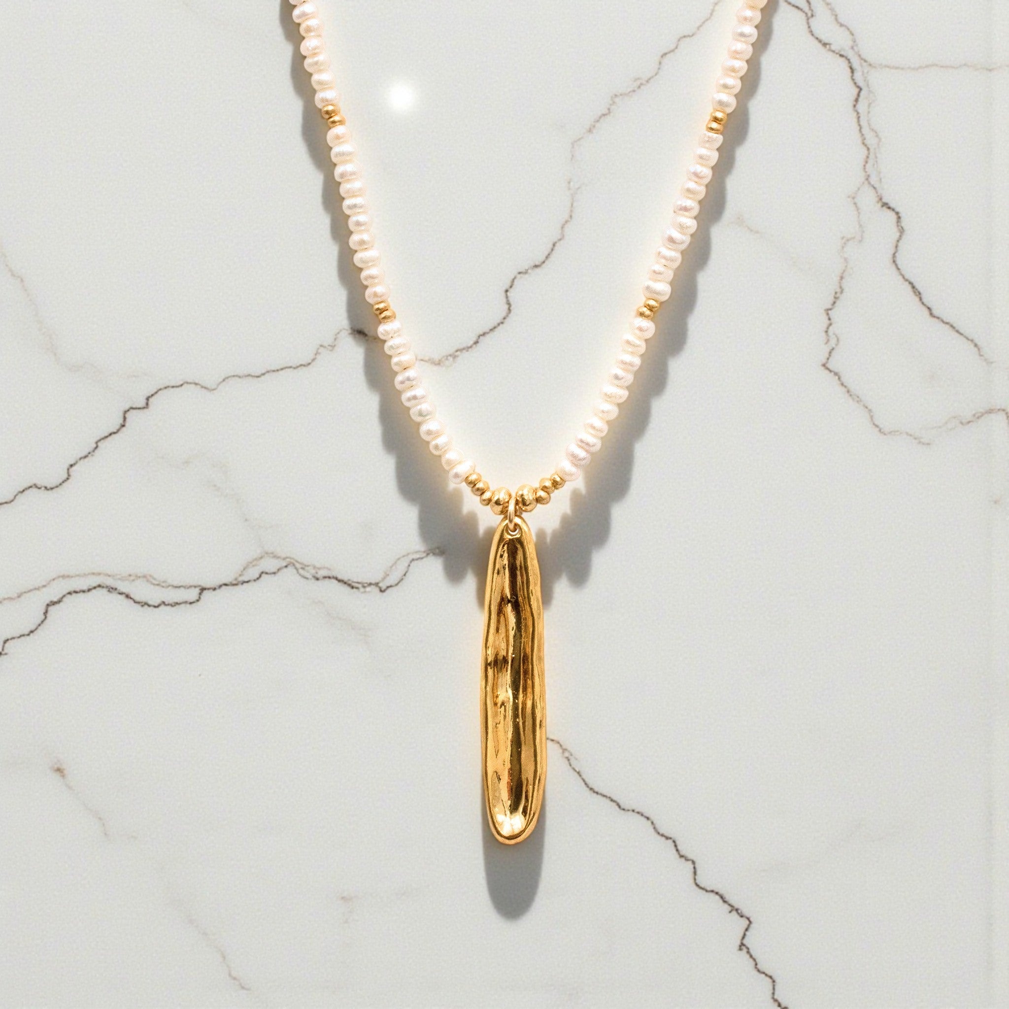 Pearl Dewfall Necklace - Necklaces