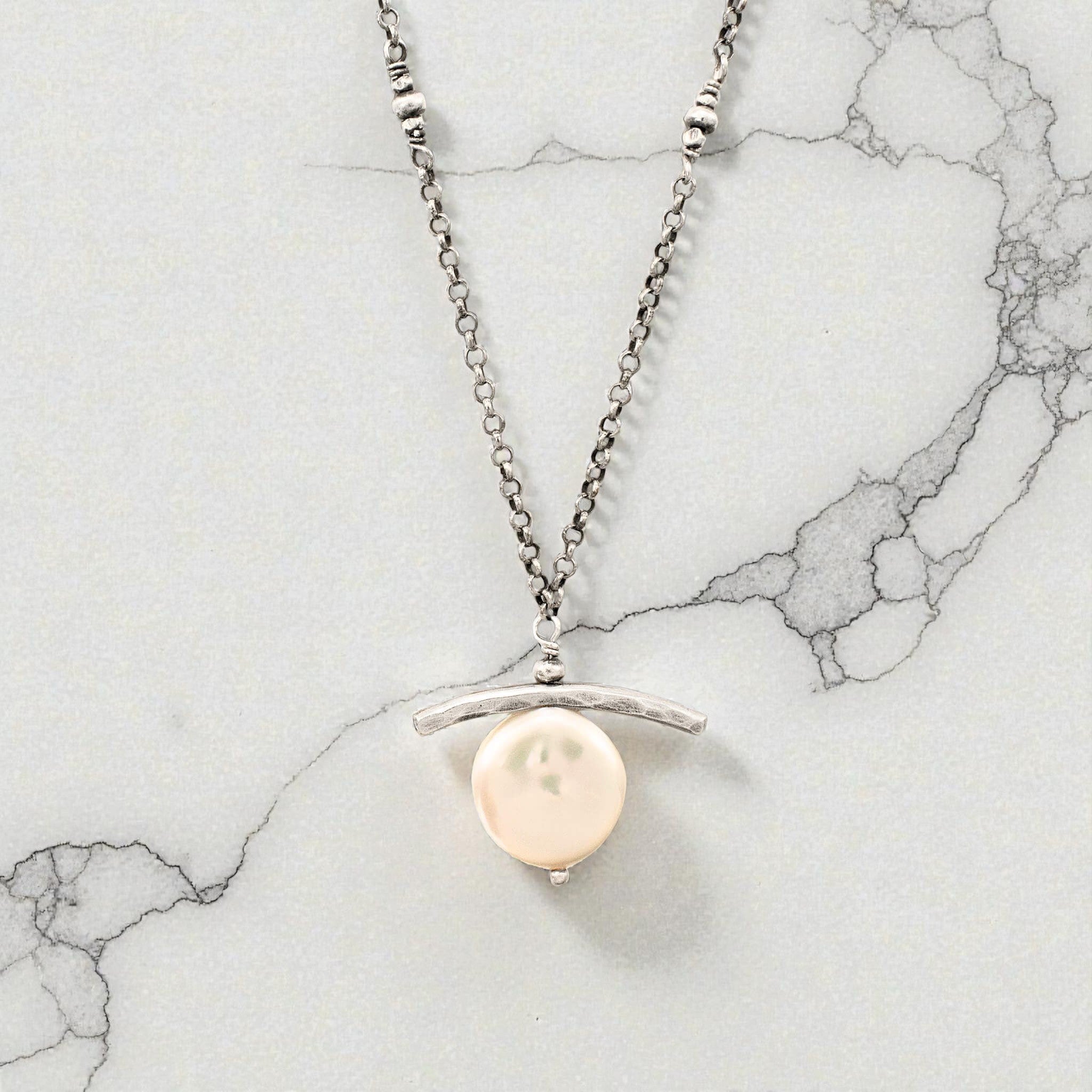 Pearl Horizon Necklace - Necklaces