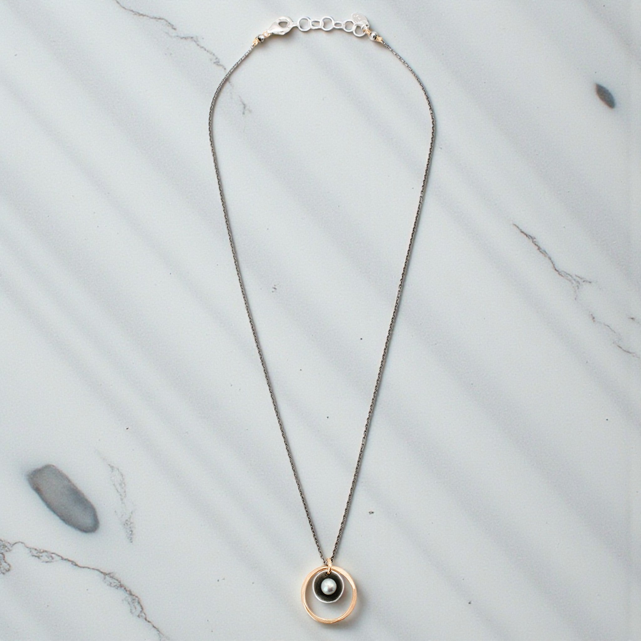 Shadow Pearl Necklace - Necklaces