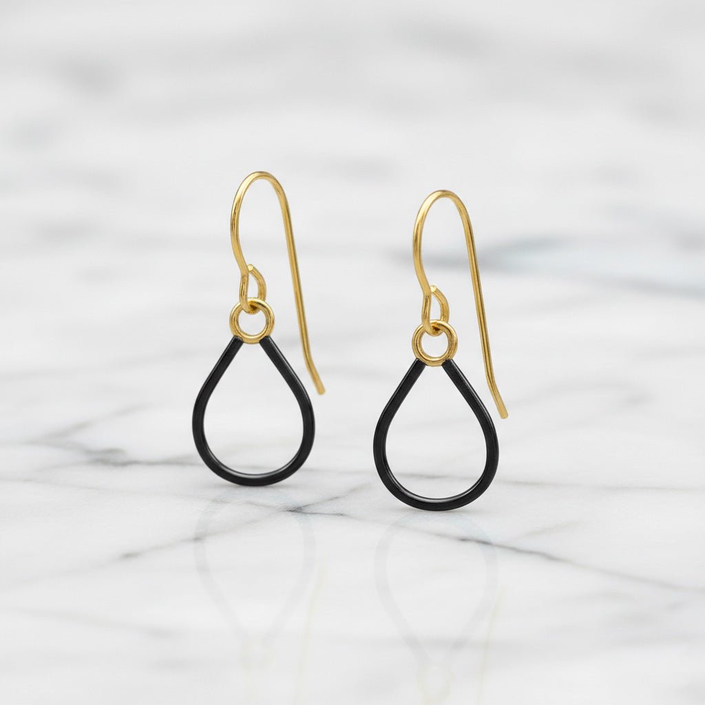 Small Teardrop Earring - Earrings