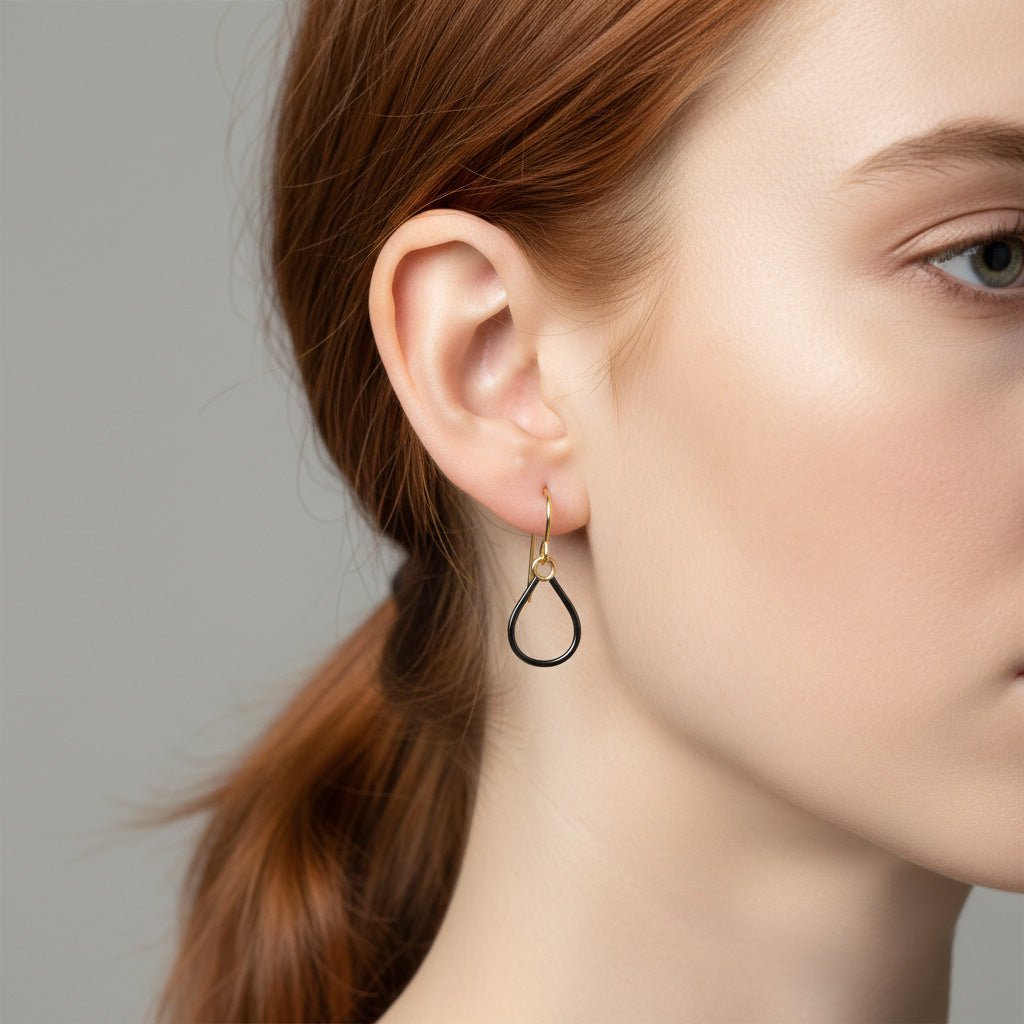 Small Teardrop Earring - Earrings