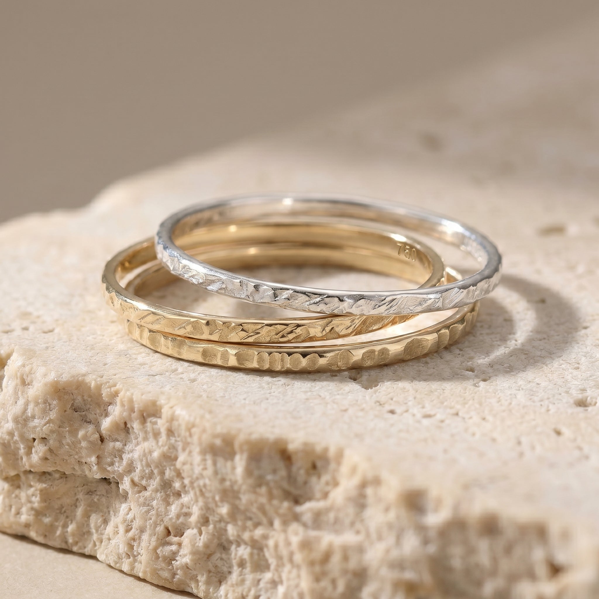 Gilded Lined Stacker