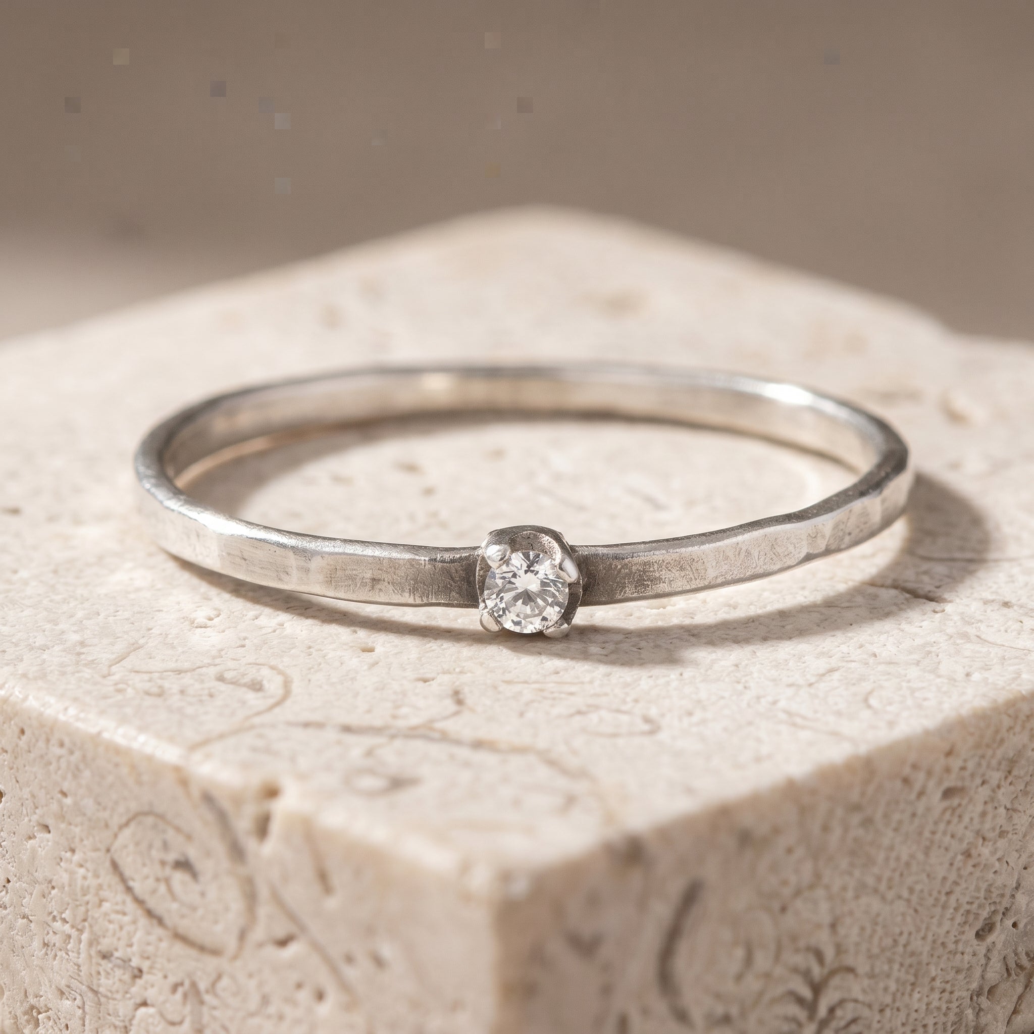 Sterling Sparkle Stacker