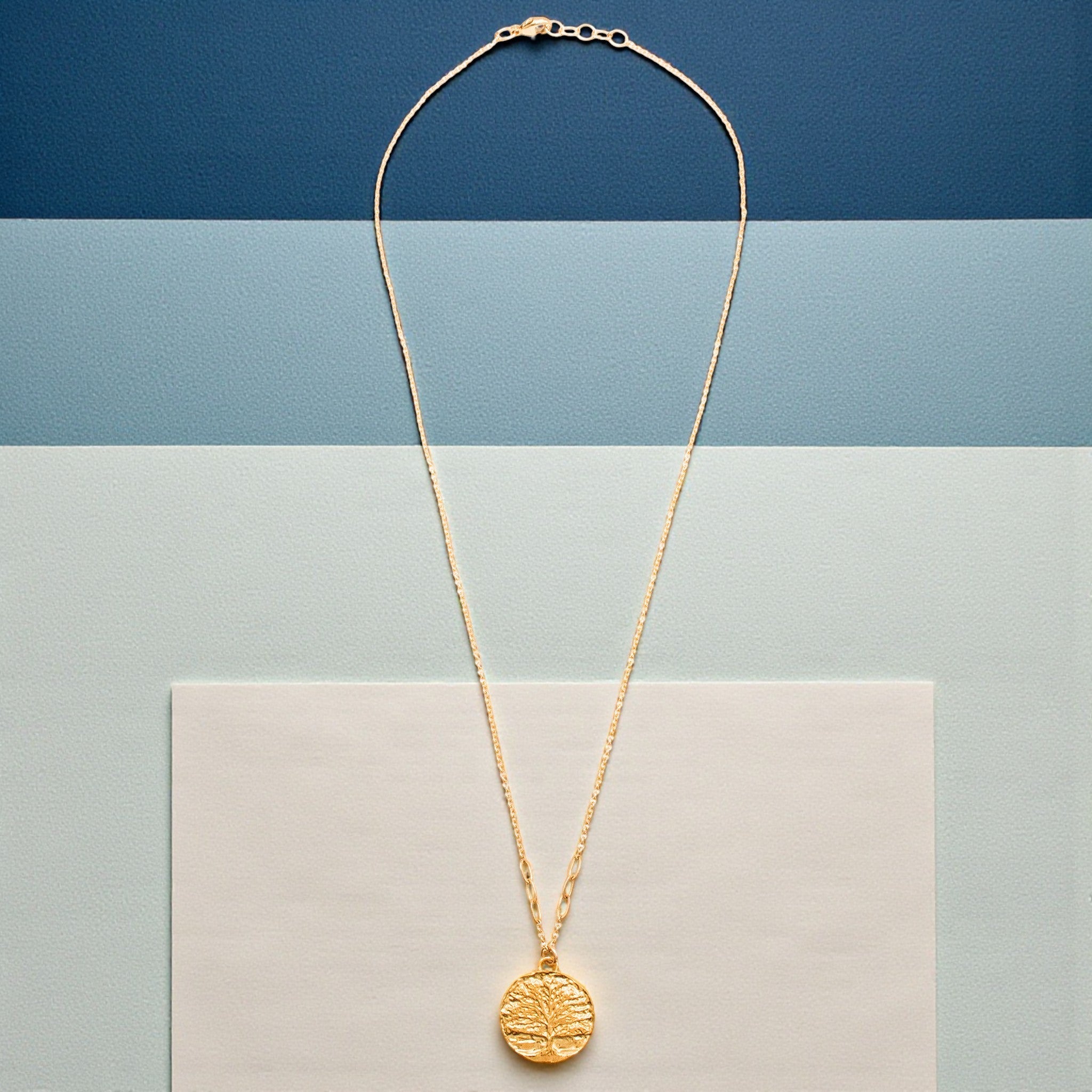 Sunlit Oak Pendant - Necklaces