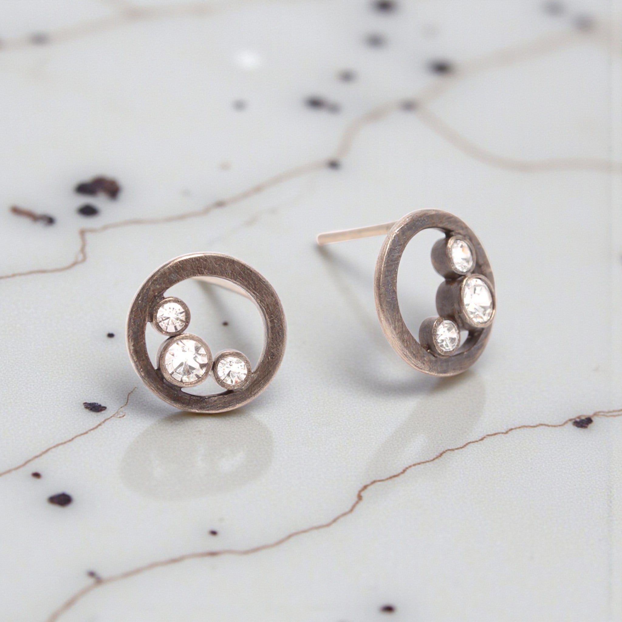 Cluster Sparkle Post Earring