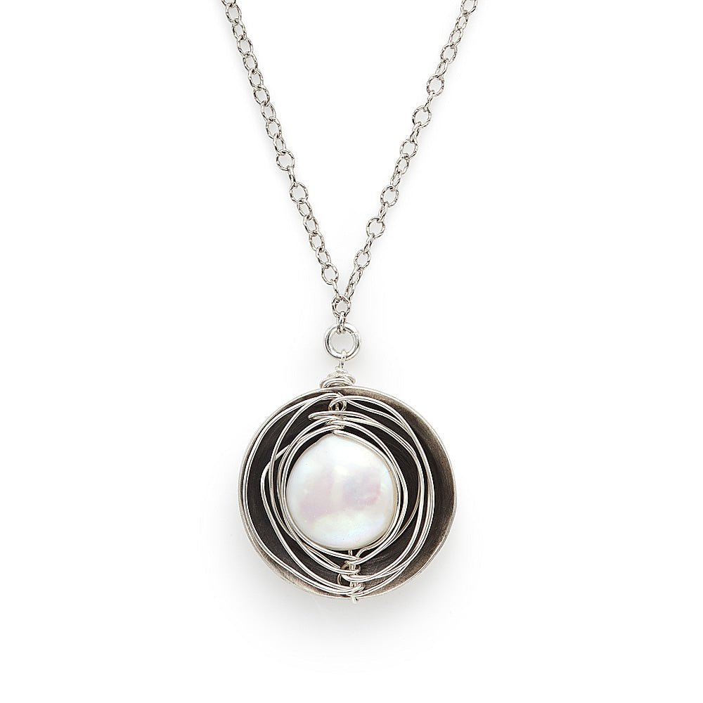 Coin Pearl Nest Necklace - Necklaces