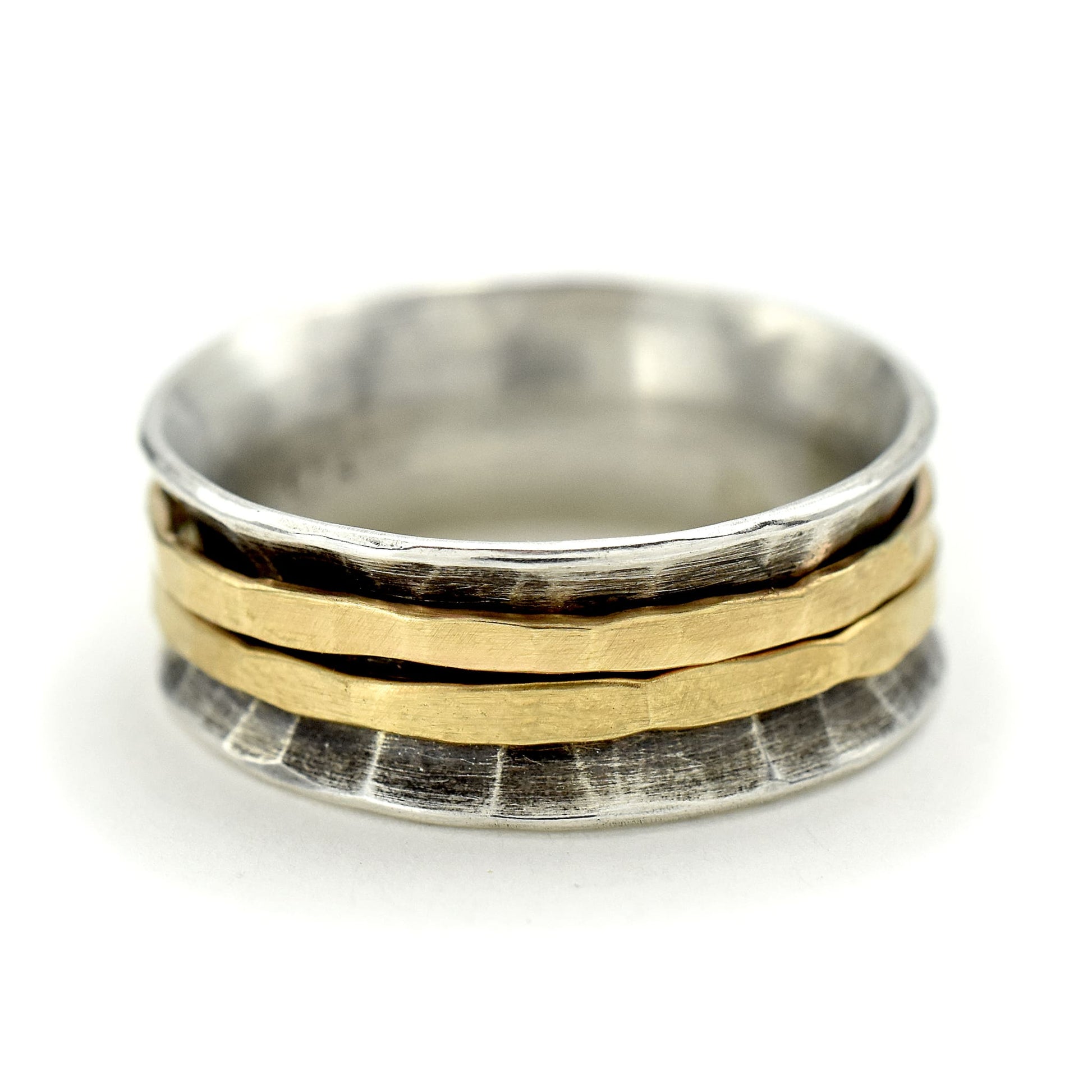 Hammered Gold Ring - Rings