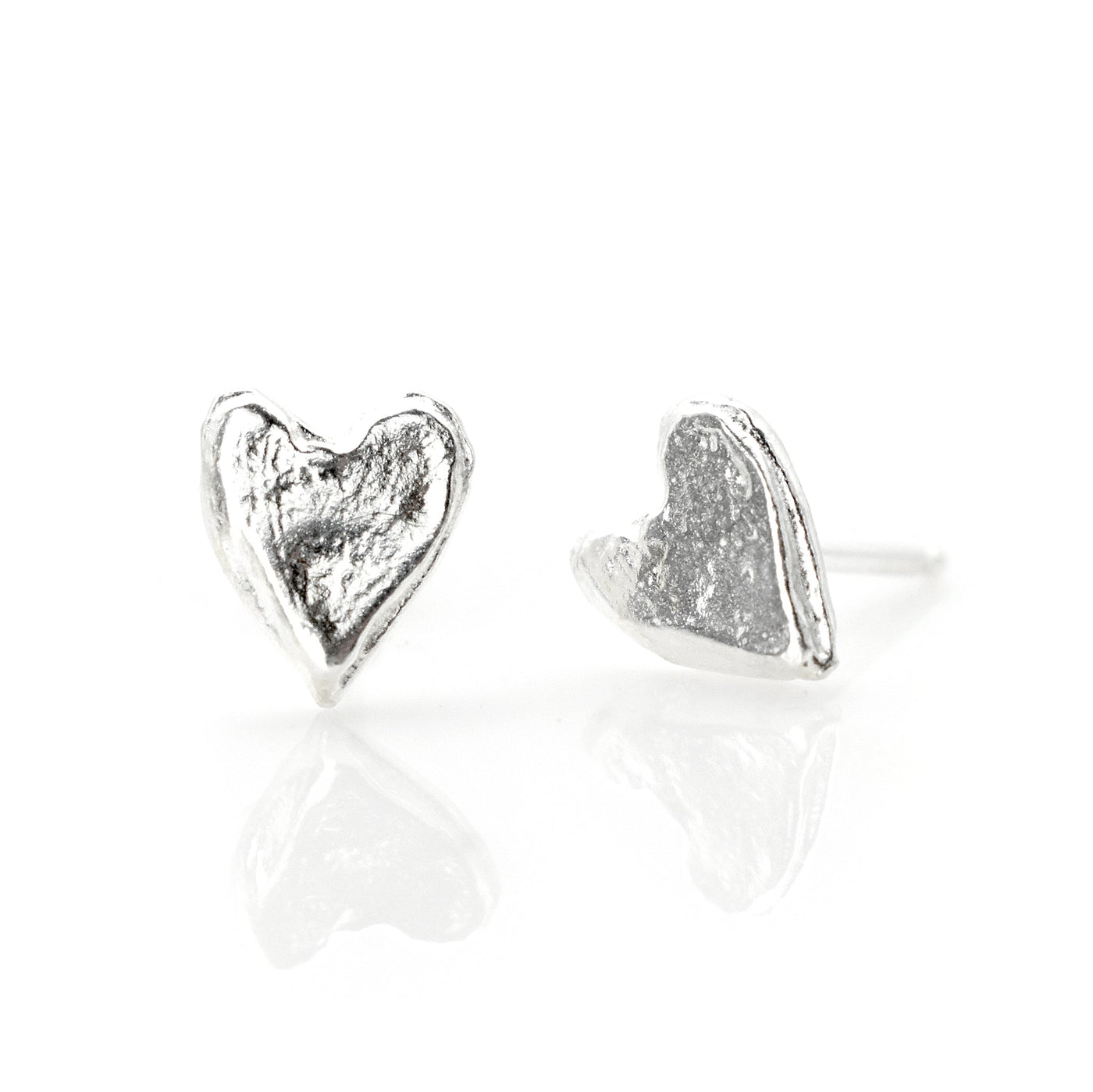 Heart Post Earring Earrings By J+I Jewelry
