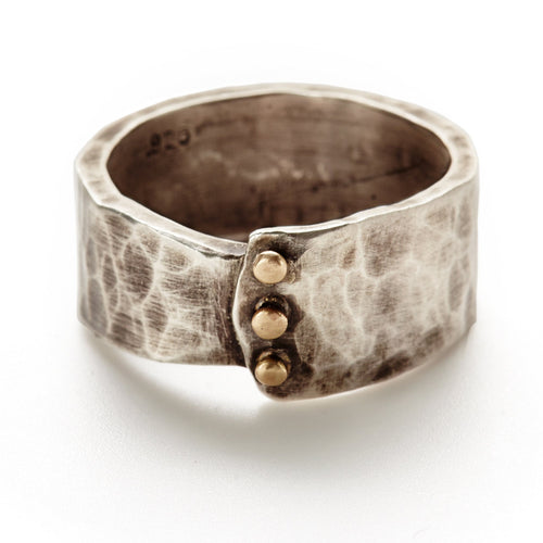 Industrial Rivet Band - Rings By J+I Jewelry