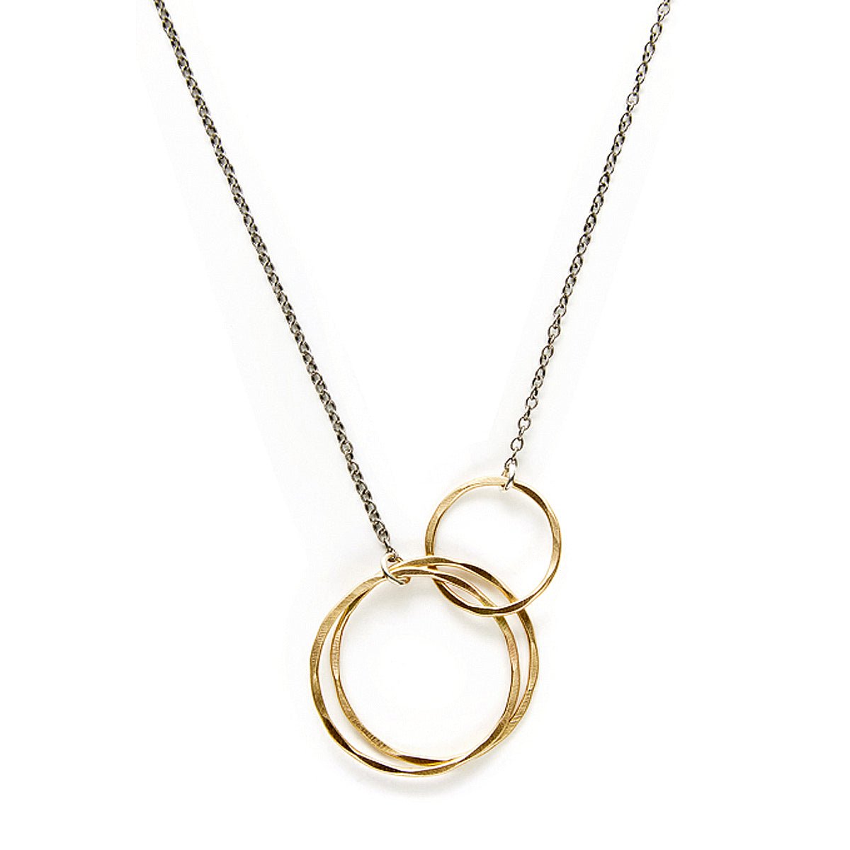 Interlocking Circles Necklace - Necklaces