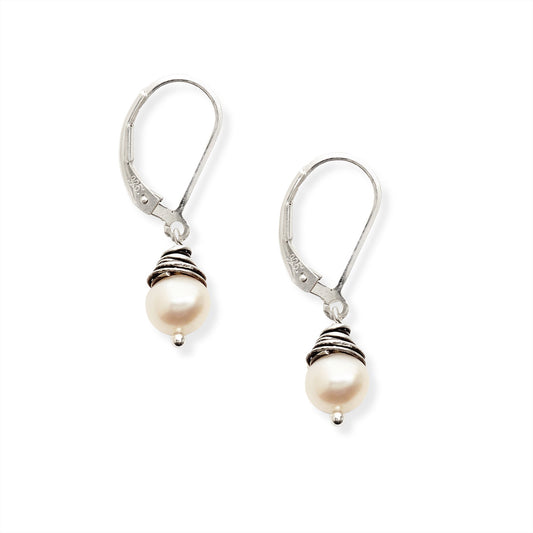 Midnight Whisper Pearl Earrings - Earrings