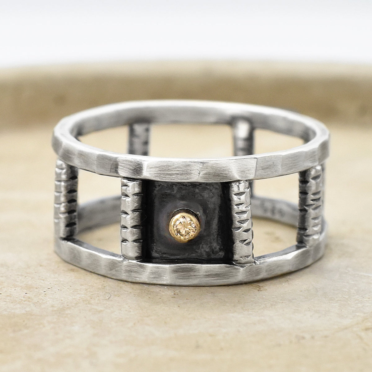 Ladder Guide Rings Open Ladder Ring - Rings By J+I Jewelry