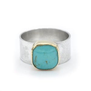 Smooth Turquoise Ring - Rings
