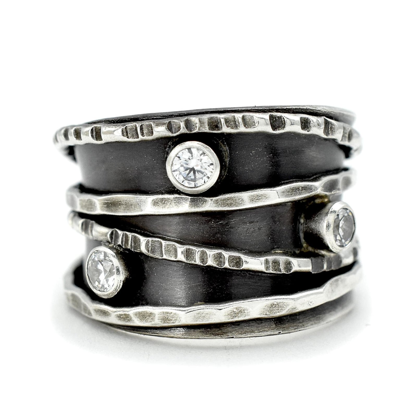 Three Framed Ring - Rings By J+I Jewelry