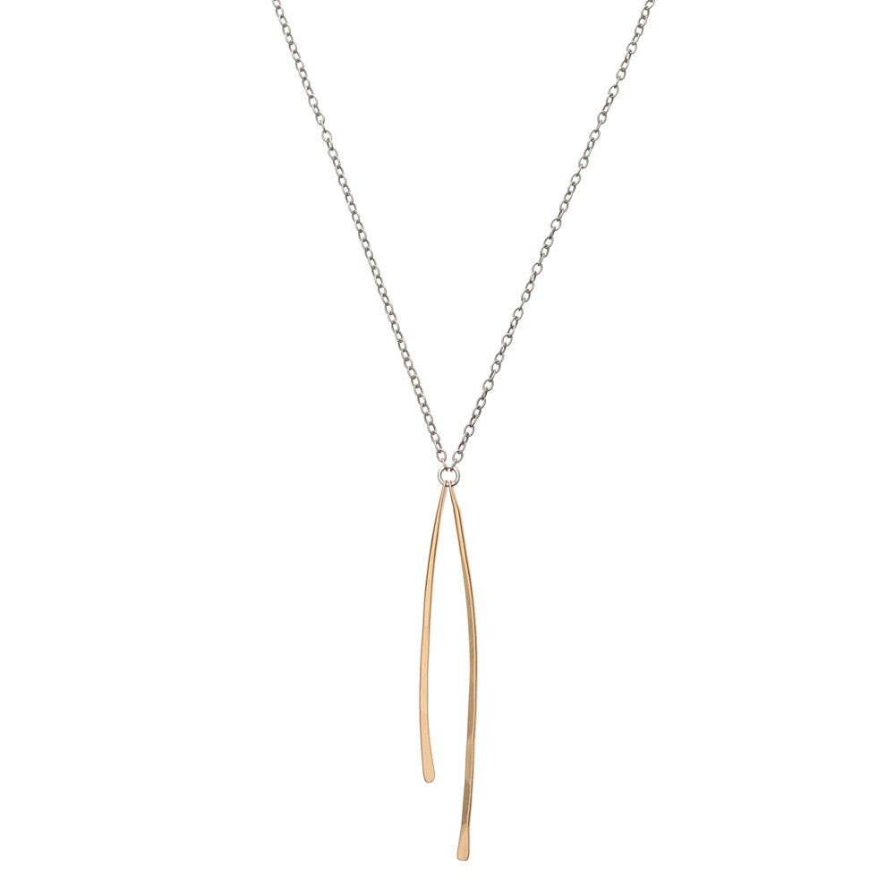 Wishbone Necklace - Necklaces